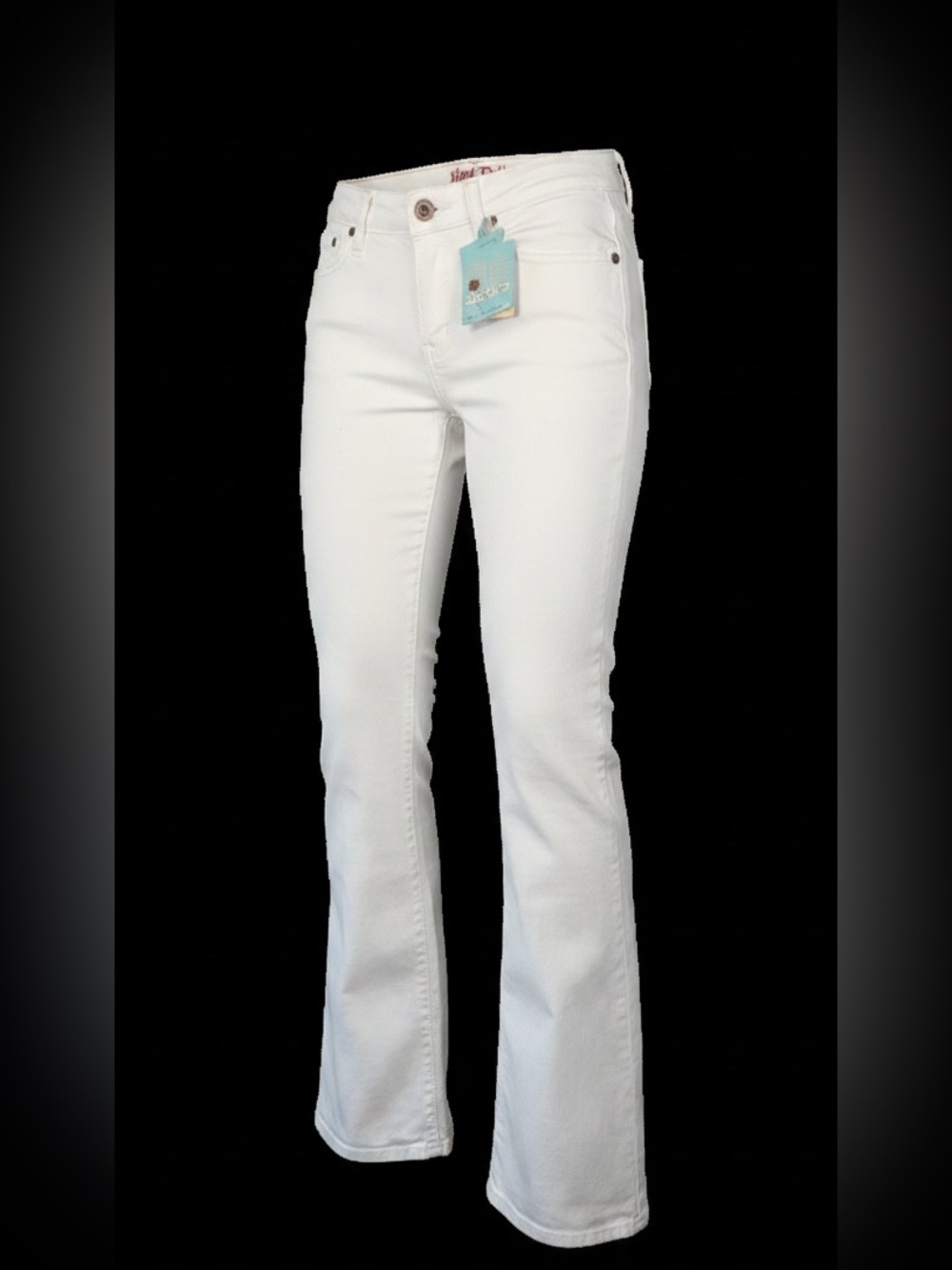 Hard Tail White Flare Jeans